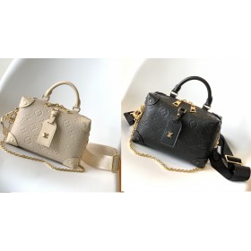 LO-UV-M45393 black m45384 white PETITE MALLE SOUPLE handbag (20cmx14cmx7.5cm)